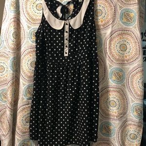 Forever 21 Black and White Polka Dot Dress